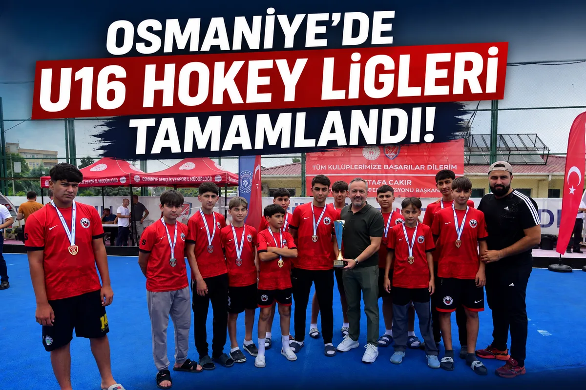 Osmaniye’de U16 Hokey Ligleri Tamamlandı: Şampiyonlar Belli Oldu